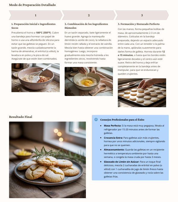 Página interna del ebook — receta 2